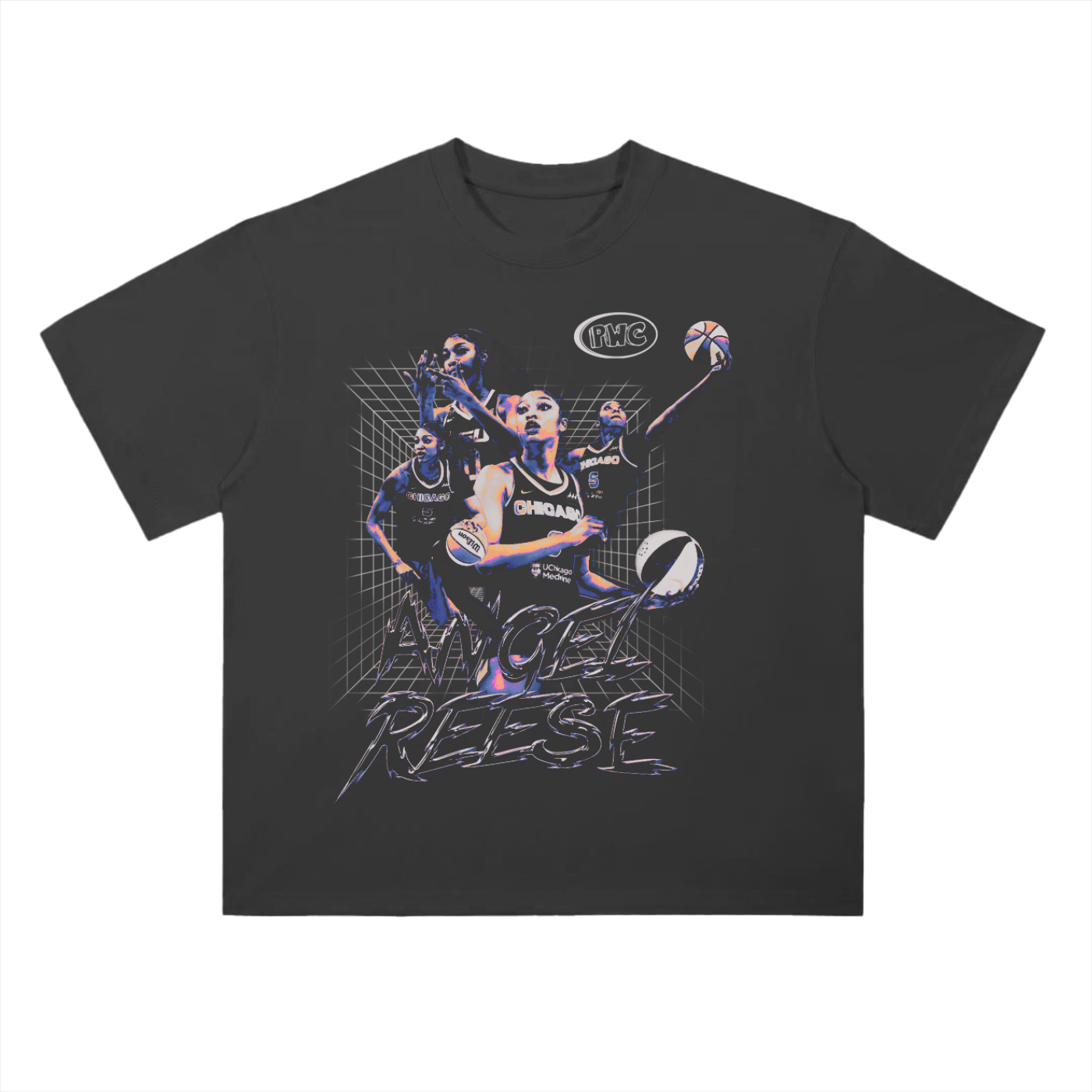 ANGEL REESE Heavyweight Drop Shoulder Cotton T-Shirt