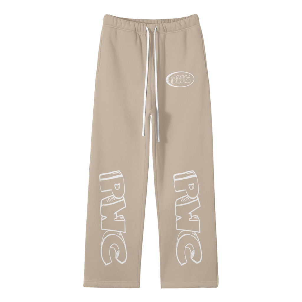 PWC Streetwear Fleece Straight Leg SweatPants