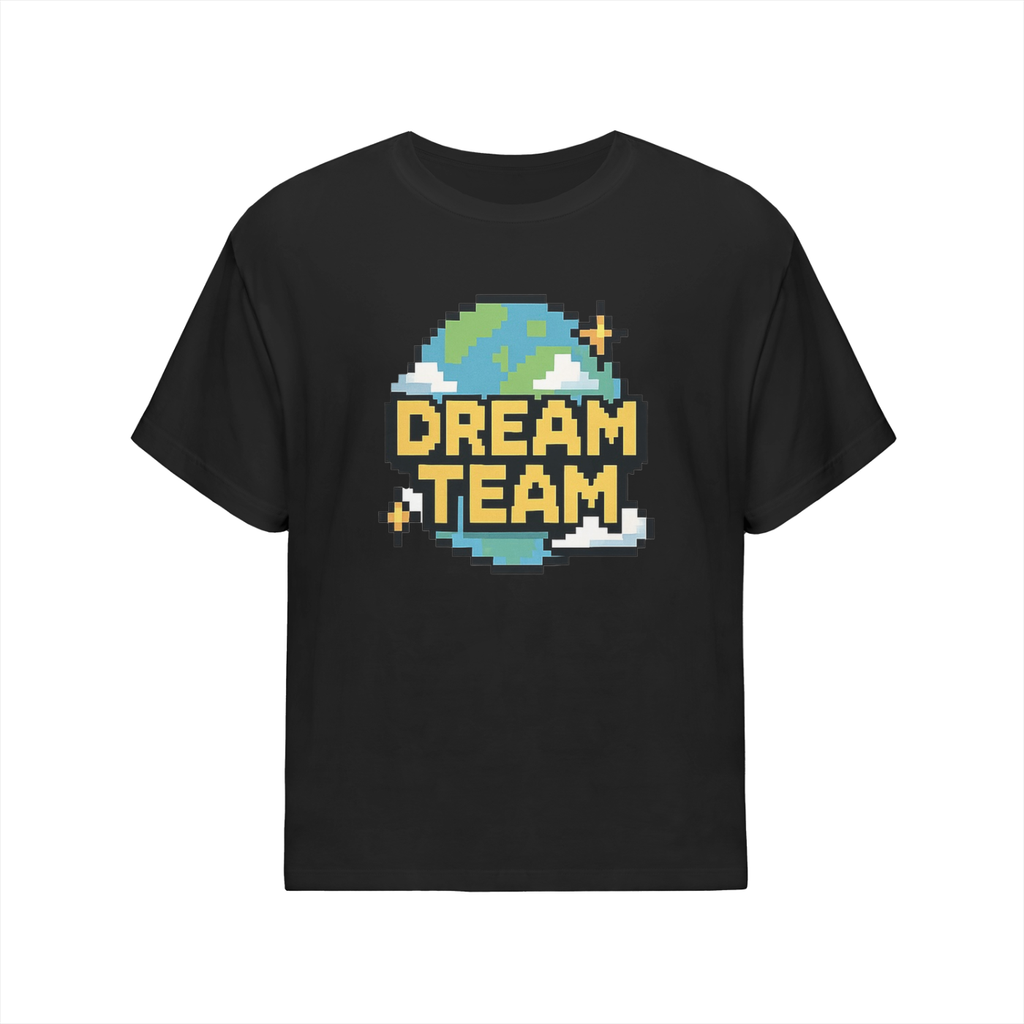 DREAM TEAM Streetwear Oversized Cotton T-Shirt
