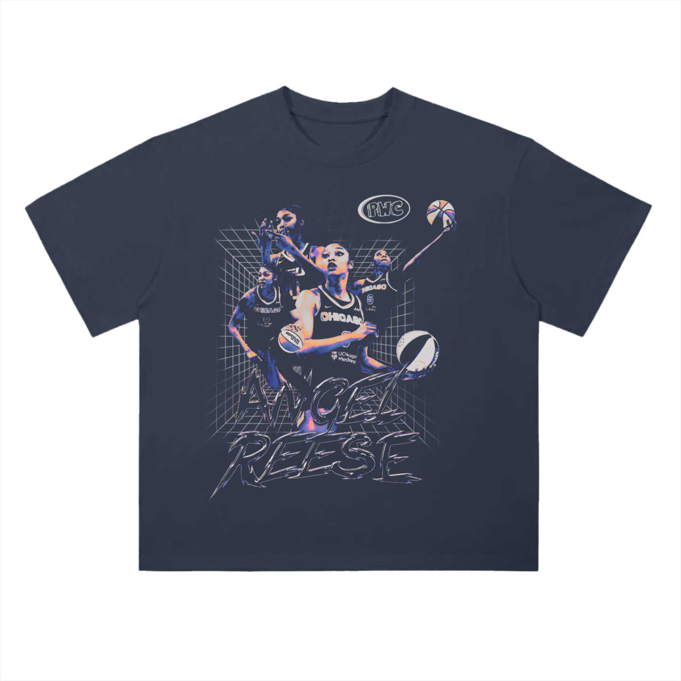 ANGEL REESE Heavyweight Drop Shoulder Cotton T-Shirt