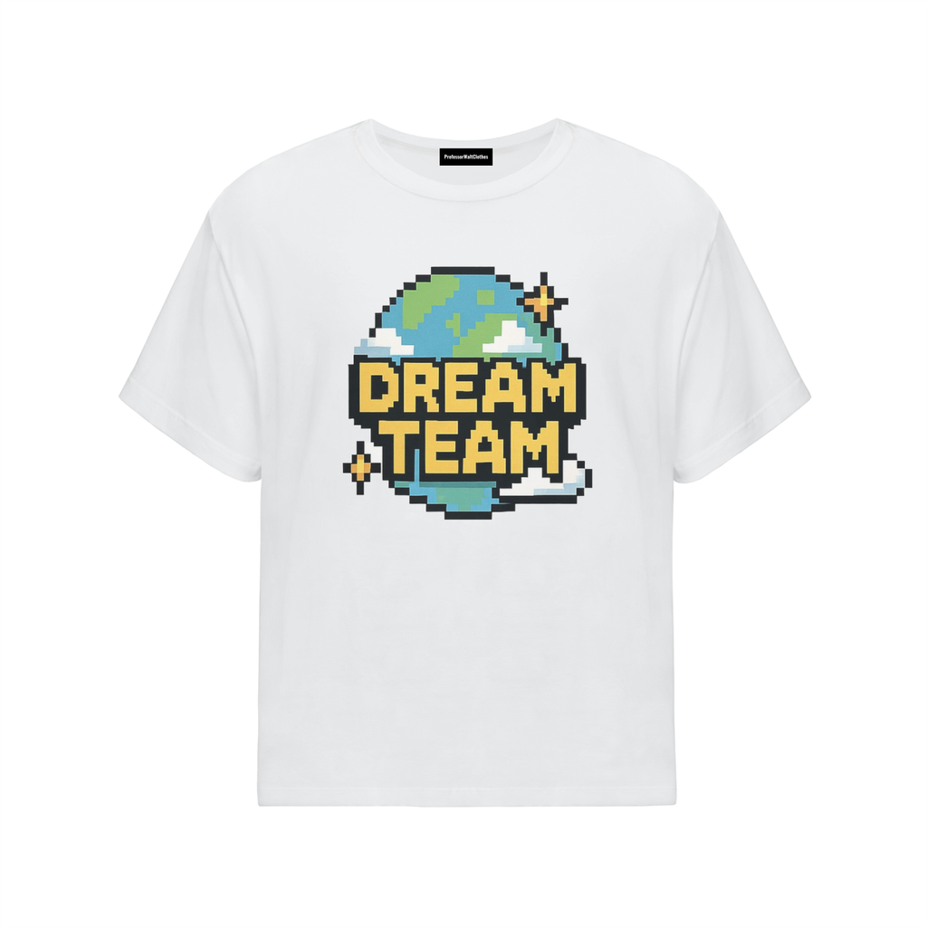 DREAM TEAM Streetwear Oversized Cotton T-Shirt