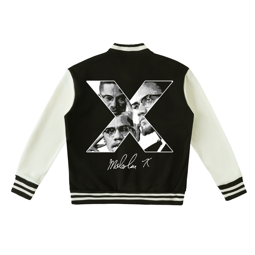 Malcolm X Fleece (Soft) Varsity Jacket