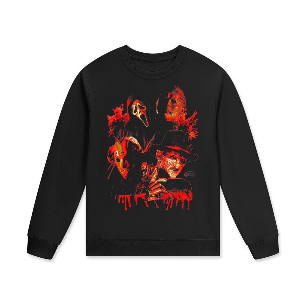 FRIGHT NIGHT Streetwear Unisex Cotton Pullover
