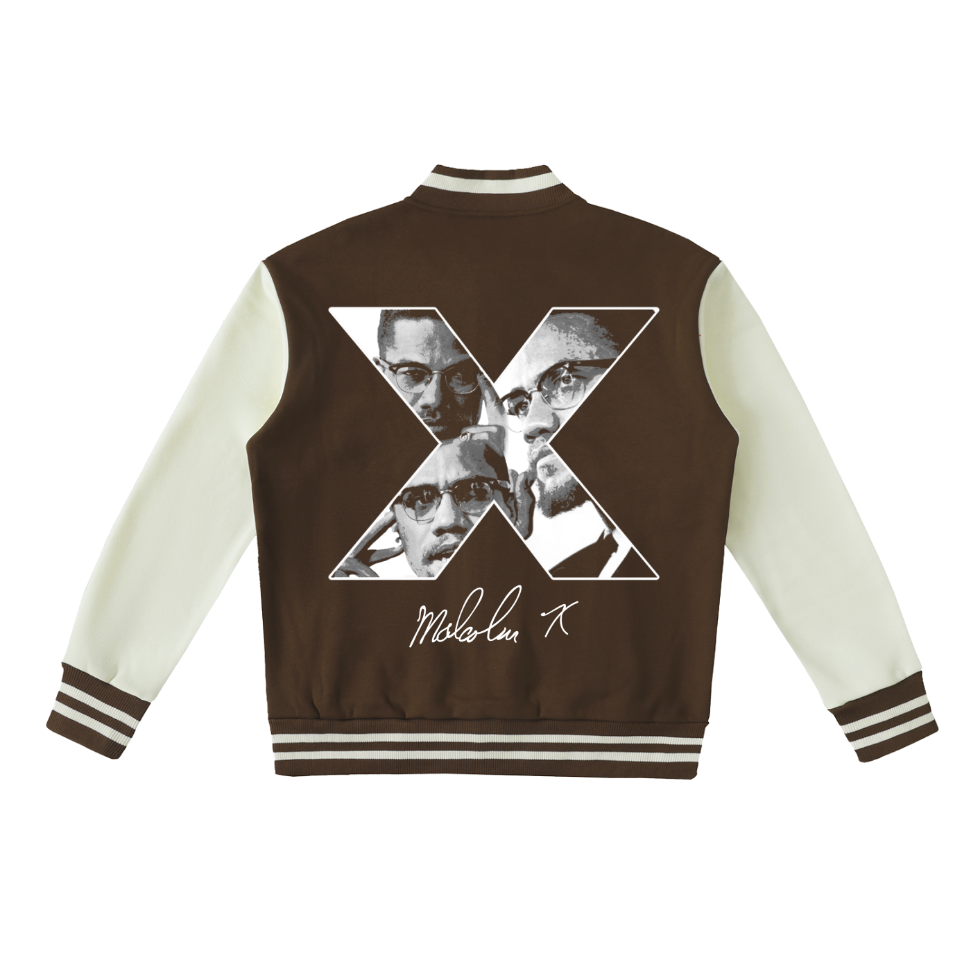 Malcolm X Fleece (Soft) Varsity Jacket